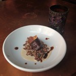 Braised pork cheek at Zambra.
