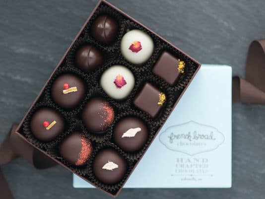 Assorted truffles from French Broad Chocolates