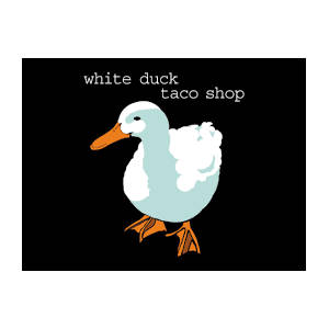 white duck taco logo