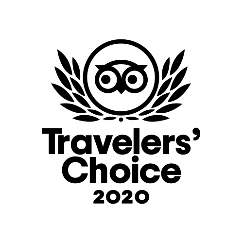 2020 Travelers' Choice award from TripAdvisor